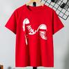 Kids Sneaker  Print Crewneck Summer Short Sleeve Tee