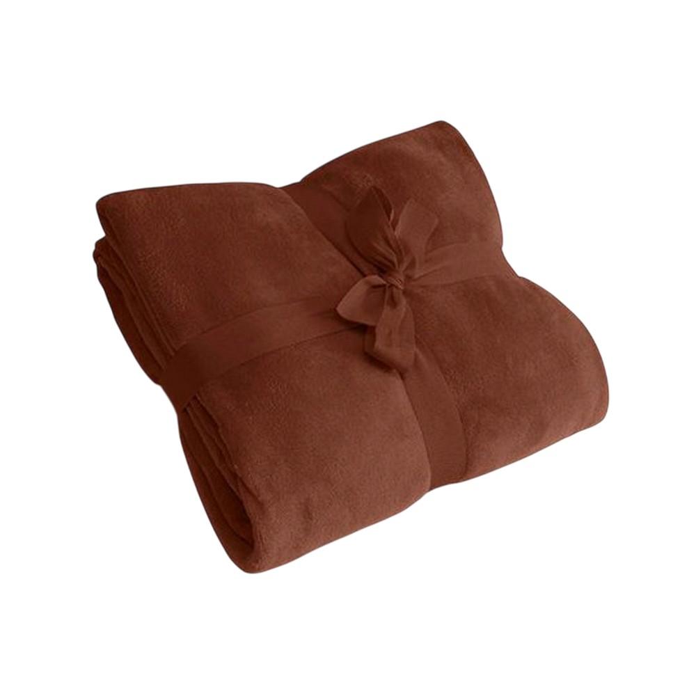 L-Merch Microflush Plain Blanket