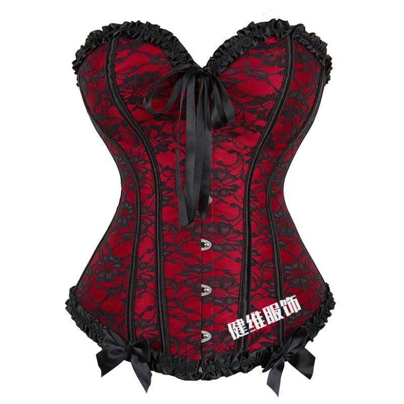 

Shapewear Slim Fit Push Up Tight Shaping Tunic Top Palace Corset XS червоний