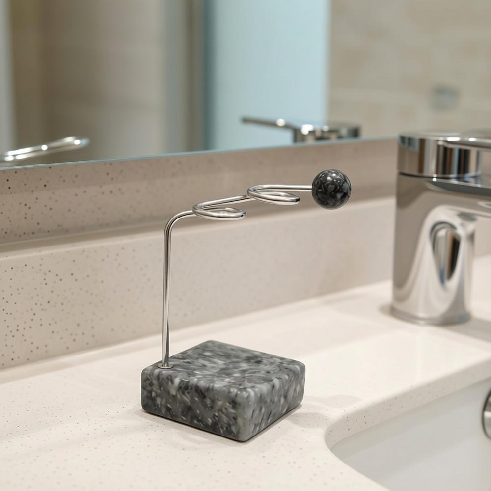 Ventilated Minimalist Toothbrush Holder Stainless Steel Bracket Toothbrush Storage Rack  Hotel