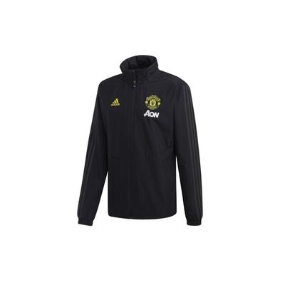 Giacca Tessuta con Collo Alto Manchester United Uomo Capispalla Nero EB6515
