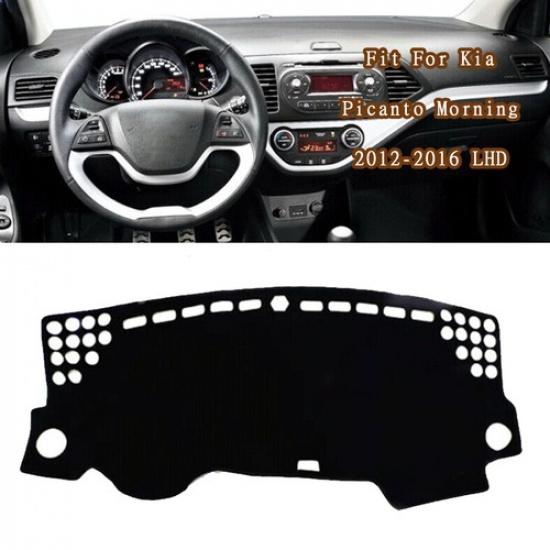 

Car DashMat Dashboard Cover Carpet Cape For Kia Picanto Morning 2012 - 2016 Best