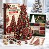 Zero-based Beading Material Kit DIY Christmas Tree for Adults Beginners Handmade 3D Ornament with Full Miniature Forest Desktop Display Tools