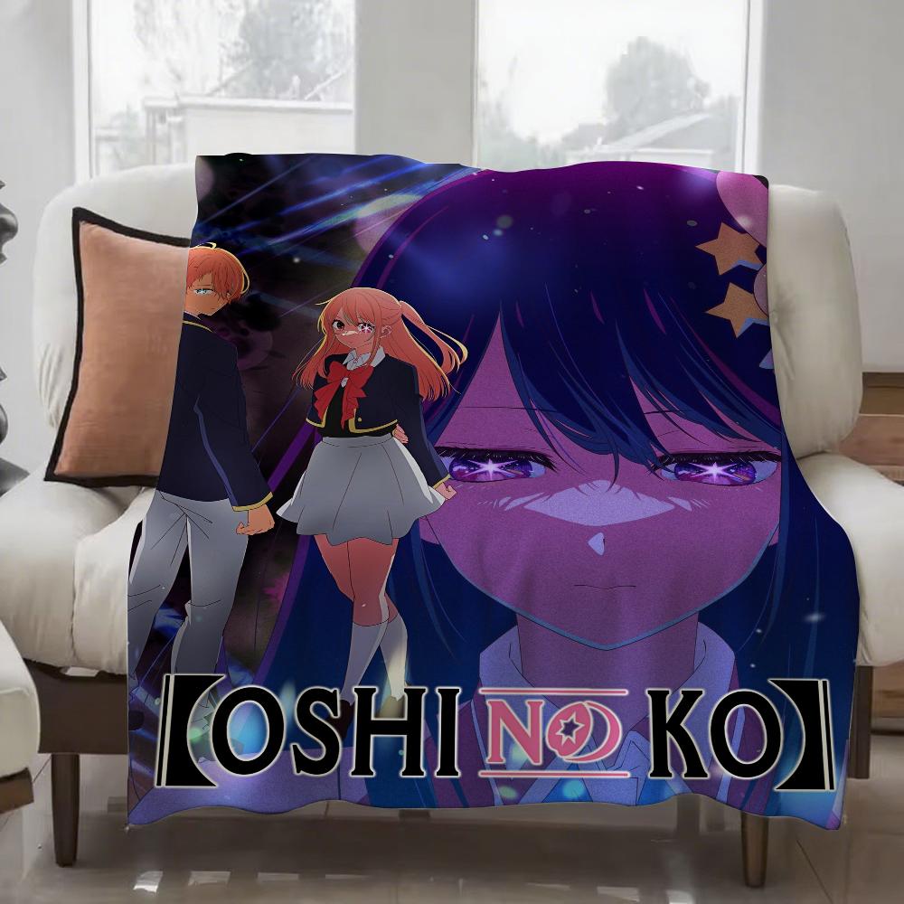 ANIME O-Oshi CUTE N-No k-Ko 3 Blanket Design Lightweight For Dorms, Naps, Living Room, Office,Sofa,All-Season