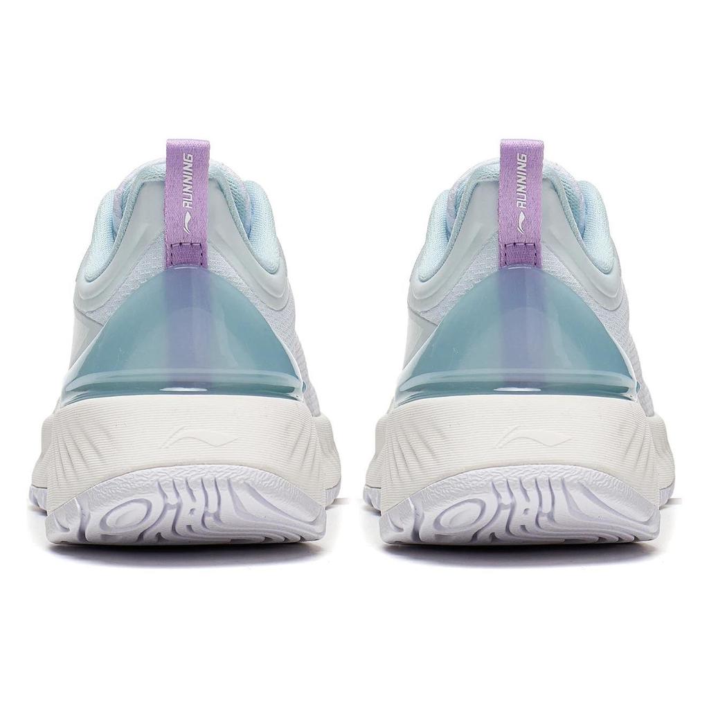 Li Ning YueYing Element Rutschfest, Abriebfest, Atmungsaktiv Niedrige Laufschuhe Damen Weiß Blau ARHT006-11