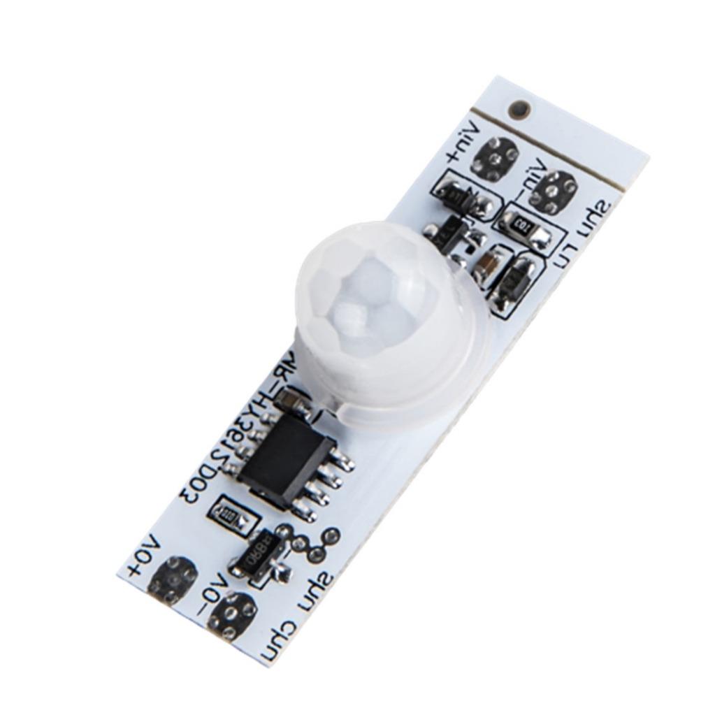 PIR Motion Sensor Switch DC 12V 24V PIR Motion Sensor Movement Detector Activated Timer Automatic Switch ON OFF for LED Strip DC 12V-24V