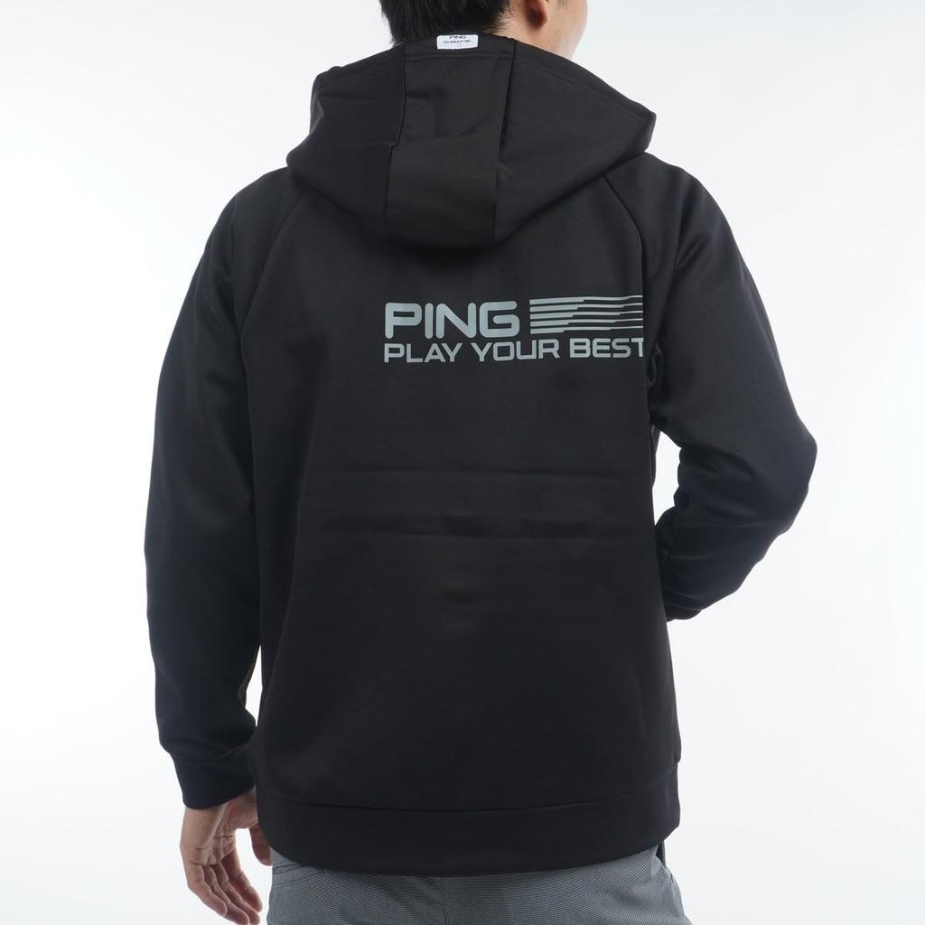 Long Sleeve Sweat Parka for Stretch Golf 3L [Pin Apparel] Men's (Suitable Setup) / / 621-4262001 010_Black