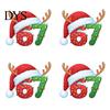Iron on Design for Textiles 4 Sheets 67 Patches Funny Six Seven Meme Transfers Fabric Colorful Decals T-shirts Canvas Bags DIY Projects Decorative