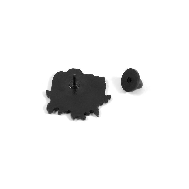Retro Distinctive Black And White Camera Brooch Beautifully Crafted Alloy Pin For Apparel Stylish