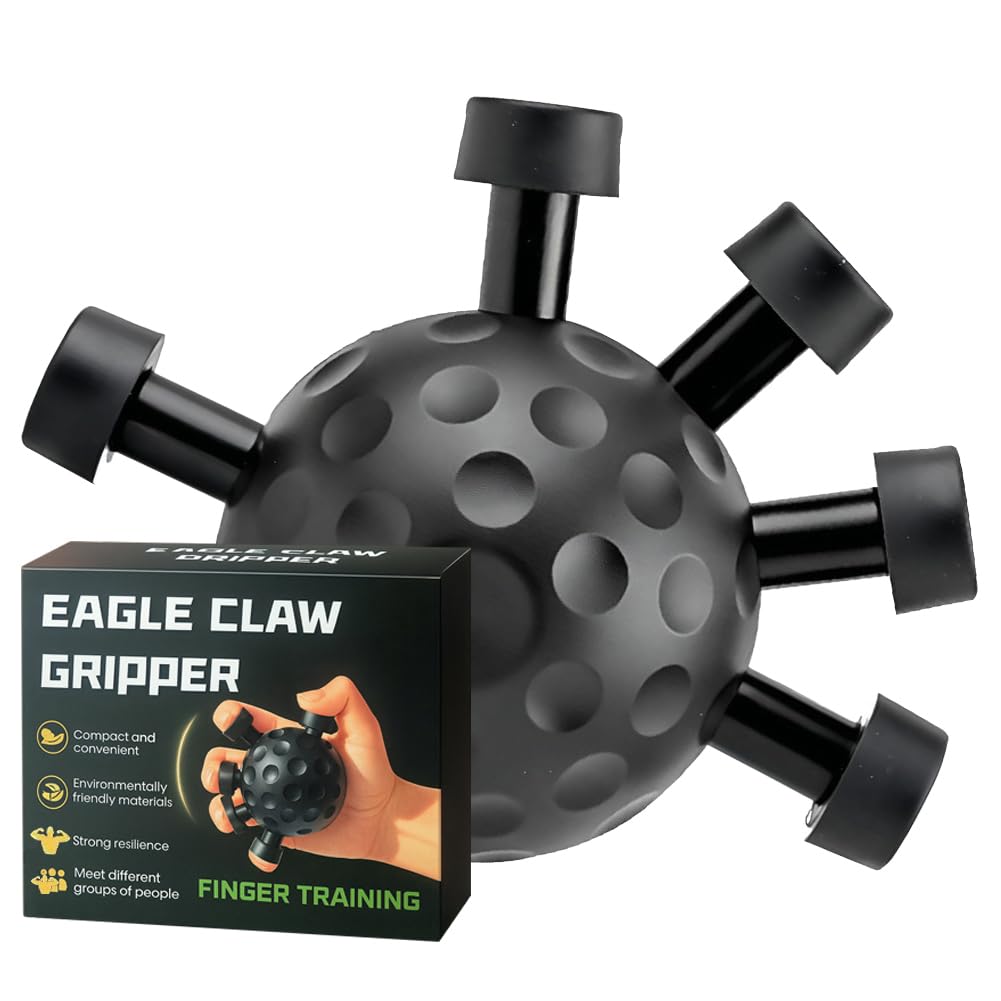 Finger Power Grip Strength Training Finger Grip Enhancer with Silicone Grip for Grip Stress and Hand Exercise Compact Grip Trainer for Men and Women