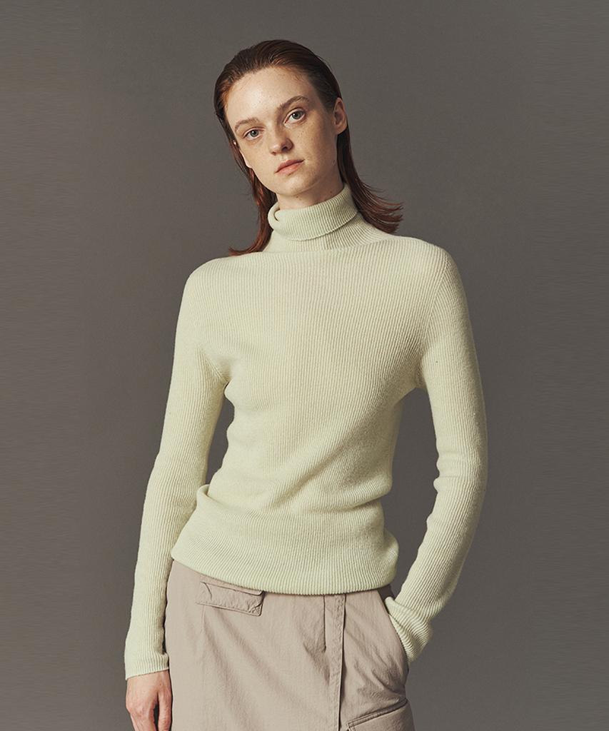 AHWE Wool Turtleneck Pull-Over_L Green