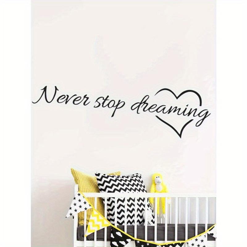 1 sheet Slogan Wall Sticker, Stickers, Wall Decal, Vinly Decal For Home Decorations Spring Decoration Items Refesh Your Home, Rama Decoration Stickers