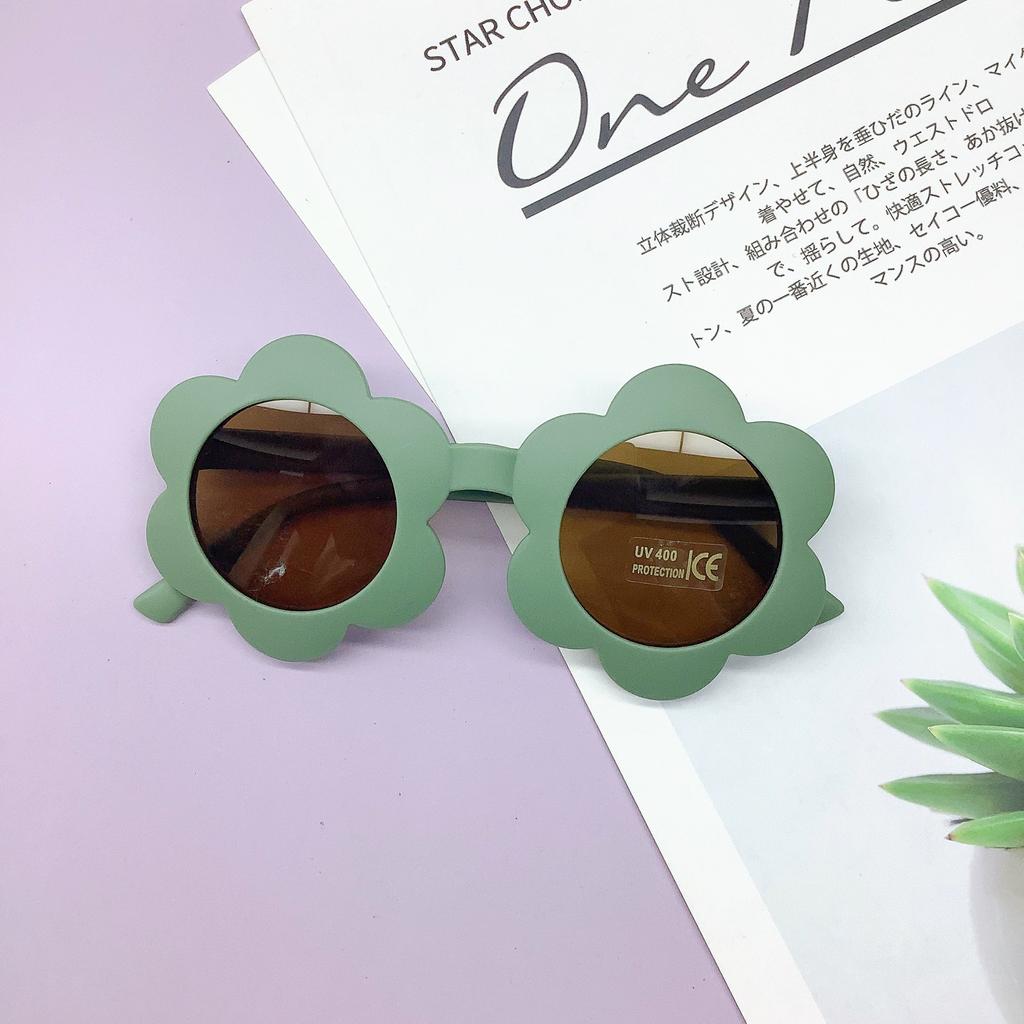 New Sun Flower Kids Sunglasses UV400 for Boy Girls Toddler Lovely Baby Sun Glasses Round Cute Children Outdoor Eyewear