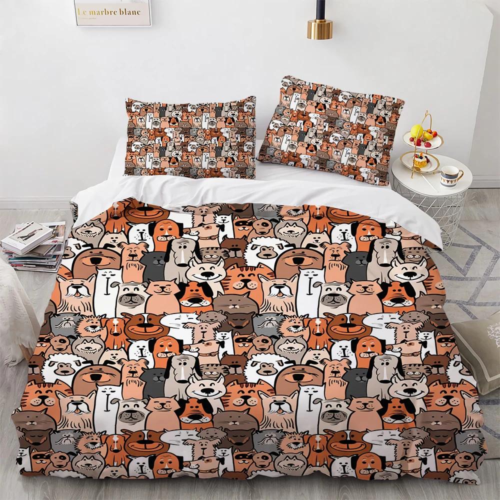 Comforter Microorganism Bacteria Comforter Bedding Set For Winter Little Monster Pathogen Be Riotous With Colour 3D