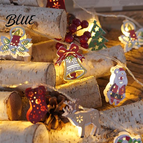 Waterproof Outdoor String Light with LED Xmas Fairy 10/20/40/80 Lights Christmas Warm White Santa Curtain