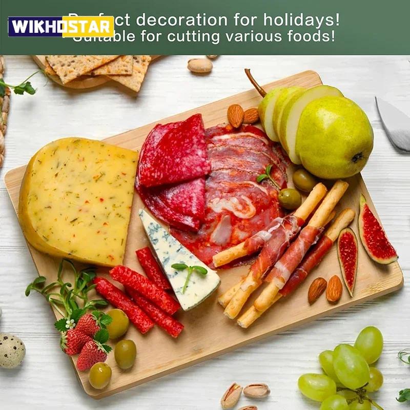 Drewniana Deska do Krojenia Dwustronna Dostępna Drewniane Pogrubione Deski Do Mięsa Owoców Warzyw Totally Bamboo Stół do Krojenia Żywności