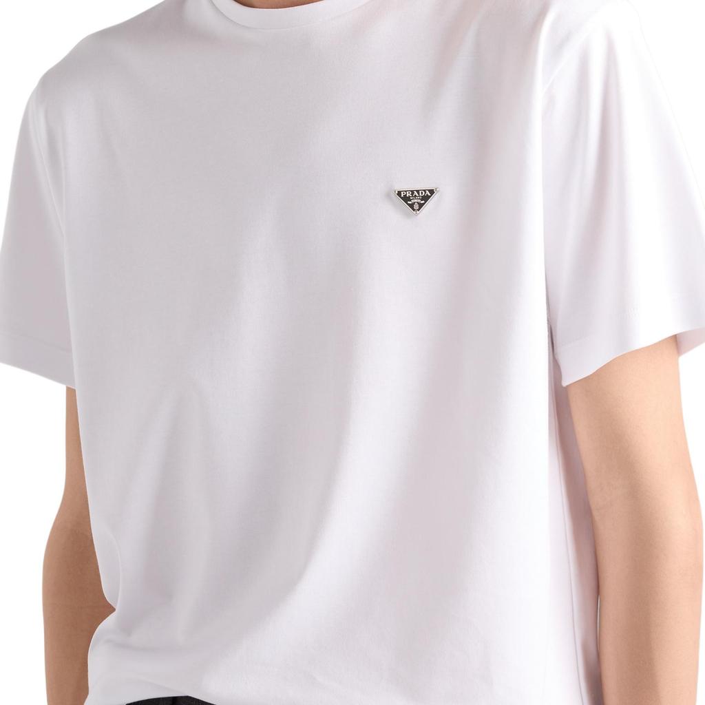 Prada logo cotton T-shirt UJN954-240-F0009-S-OOO