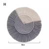 Home Creative Cotton Braid Coaster Handmade Macrame Cup Cushion Bohemia Style Non-slip Cup Mat
