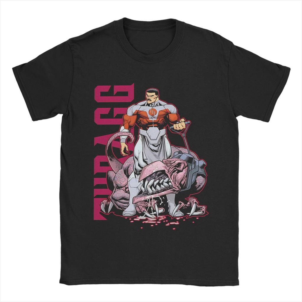 Unisex Invincible Comic TShirts Cotton Top Tees Summer Classic ShortSleeved T Shirt O Neck Hip Hop Print Tshirt