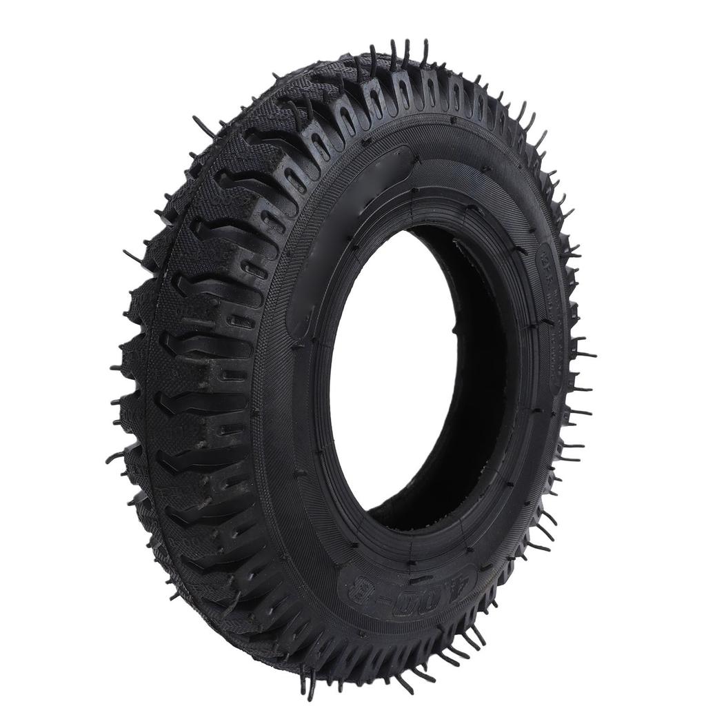 Pneumatico per Trattore 4.00-8 4 Teli Spesso Gomma Antiforatura per Spazzaneve Trattori con Cerchi da 8 pollici Capacità di Carico 120kg 40 PSI