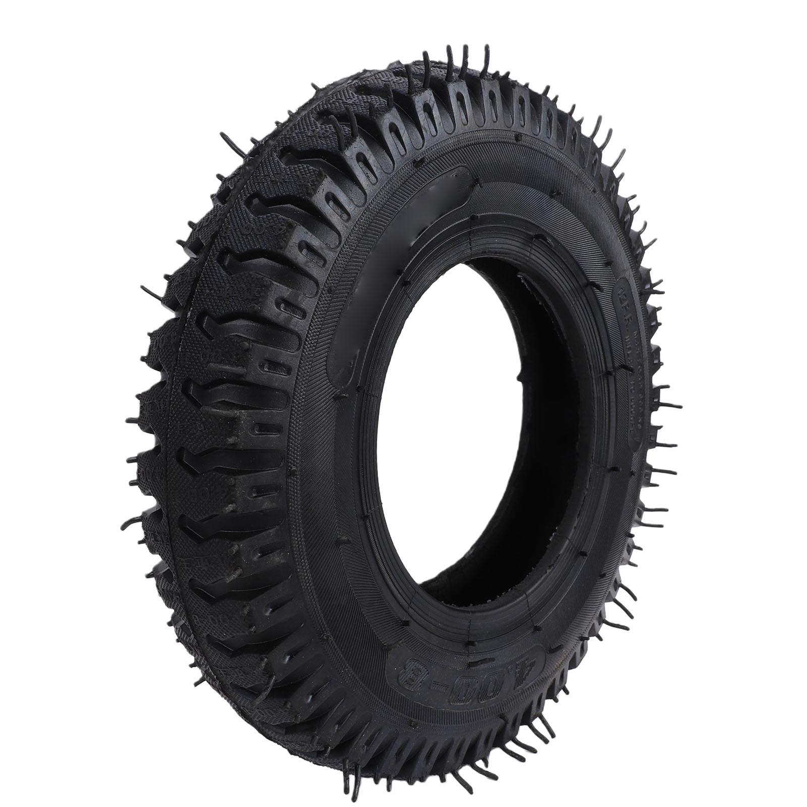 4.00-8 Tractorband 4 Ply Verdikt Lekbestendig Rubberen Band voor Sneeuwblazers Tractoren met 8 inch Velgen 120kg Laadvermogen 40 PSI