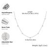 Xiaomi Vnox Stainless Steel Simple Cute Heart Charms Choker, Clavicle Chain Necklace, Gold Plated Love Chain Necklaces for Female Gift