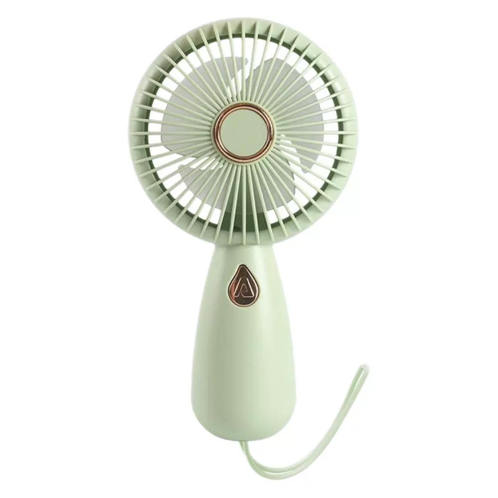 Mini-Handventilator, tragbarer, wiederaufladbarer USB-Ventilator mit LED, schlichtes Design, Geschenk