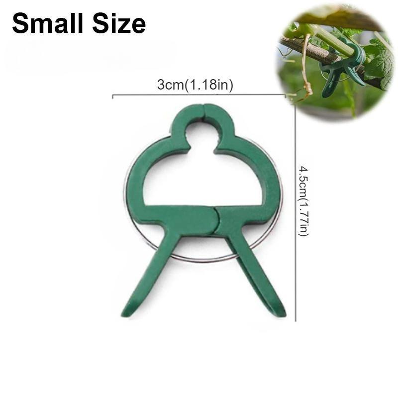 10-100Pcs Plant Fixed Clips Reusable Garden Greenhouse Clamp Bracket for Fixed Plants Vine Flower Seedling Stem Support Tools