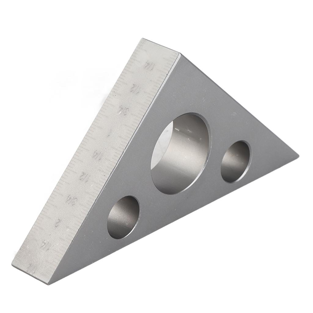 4590 Grad Matte Aluminiumlegierung Mini Winkelmesser Holzbearbeitung Messwerkzeug