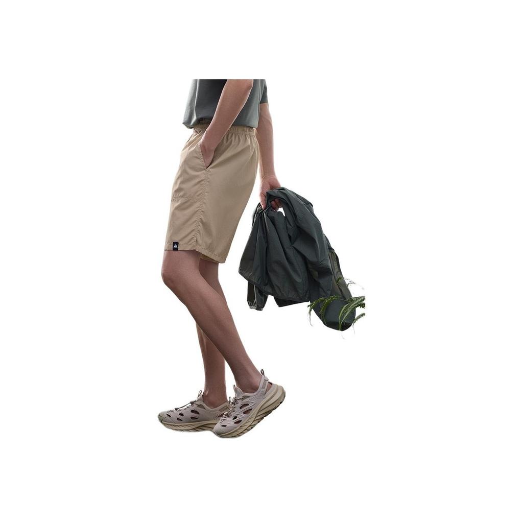 Anta Comfortable Simple Mid-Waist Loose Five-Point Casual Shorts Men Shorts Light-Brown 952526504-6