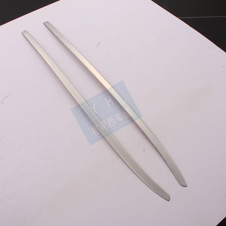 Fit Roof Trim & Windshield Decorative Strip for 2014 Model - Fits 14 Versions