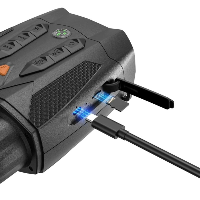 Tragbares digitales Fernglas mit Kamera 3-Zoll-Farbdisplay Fernglaskamera Video-Foto-Recorder Einfach zu bedienen