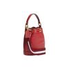 Coach Dempsey 15 Solid Drawstring Closure Pebble Leather Bucket Bag Women Bags Red CG532-IMF8Q