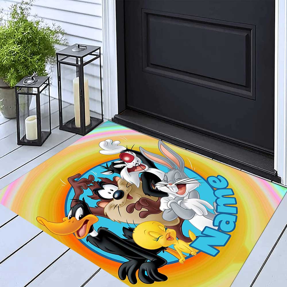 Like Warner Bros. Movies (15) Customize your name rug, office chair cushion, home bedroom living room gift.