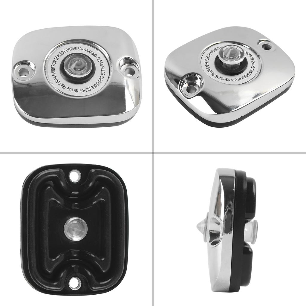 Front Brake Master Cylinder Cover Motorcycle For Harley Touring Road King Street Glide FLHR FLHT Dyna Fat Bob FXDF Softail FLSTF
