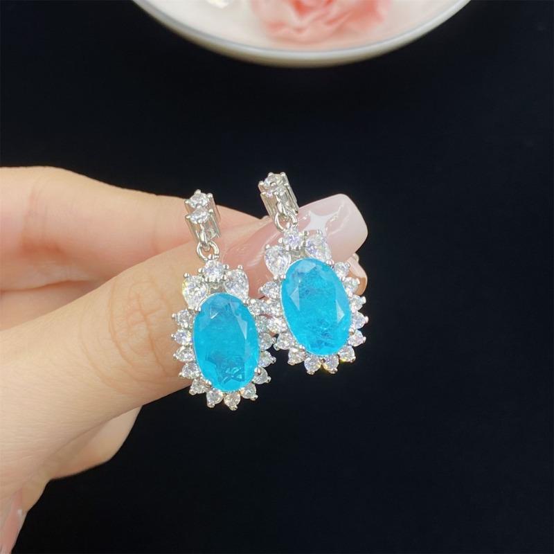 Sace Gems Clássico liga de cobre zircão anel brincos pingente colar conjuntos de jóias presentes festa de casamento