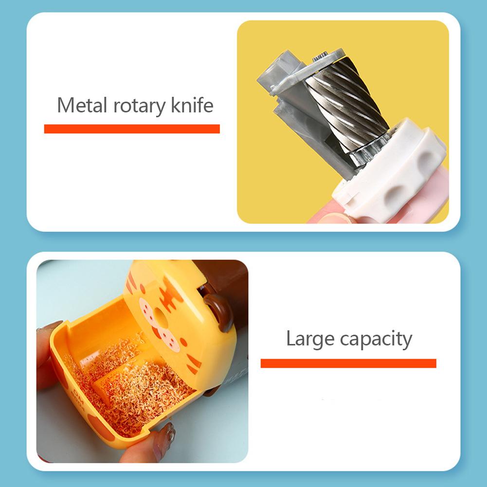 Animal Shaped Cartoon Panda Tiger Pencil Sharpener Kids School Sipplies Home Office Desktop