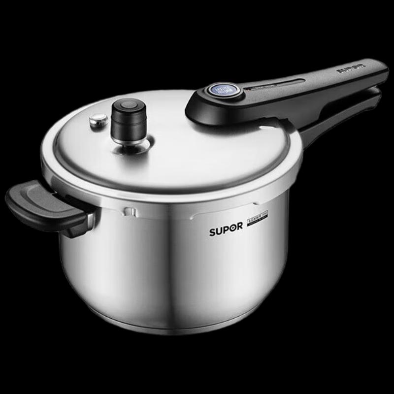 SUPOR Blue Eye 304 Stainless Steel Pressure Cooker 24cm