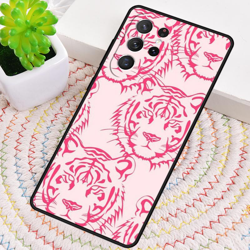 Tiger Sketch Art TPU Phone Case For Samsung Galaxy note 10 pro S26 S25 S24 S23 S22 Ultra Plus S21 FE S20 Shockproof Cover
