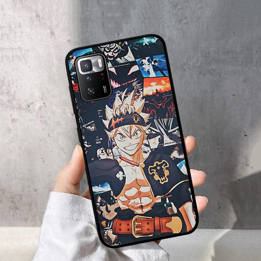 Black Clover Phone Case For Redmi Note 4 X 5 A 6 7 8 T 9 9S 10 11 11S 11Epro Poco M3 Pro