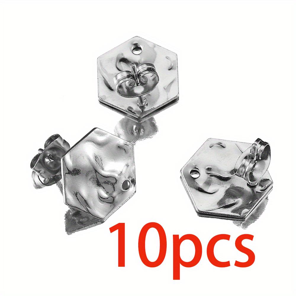 5 Paar Edelstahl Ohrbügel Langer Stift Post Haken Ohrstöpsel Verbinder Quaste DIY Schmuck Handgefertigte Ohrringe Zubehör Fundstücke