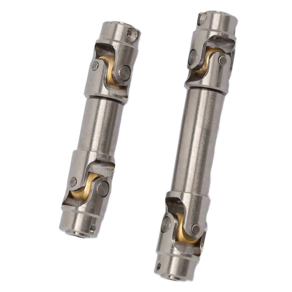 RC Car Drive Shaft Stainless Steel Front Rear Center Drive Shaft for Traxxas TRX4M 1/18 RC Cars Silver