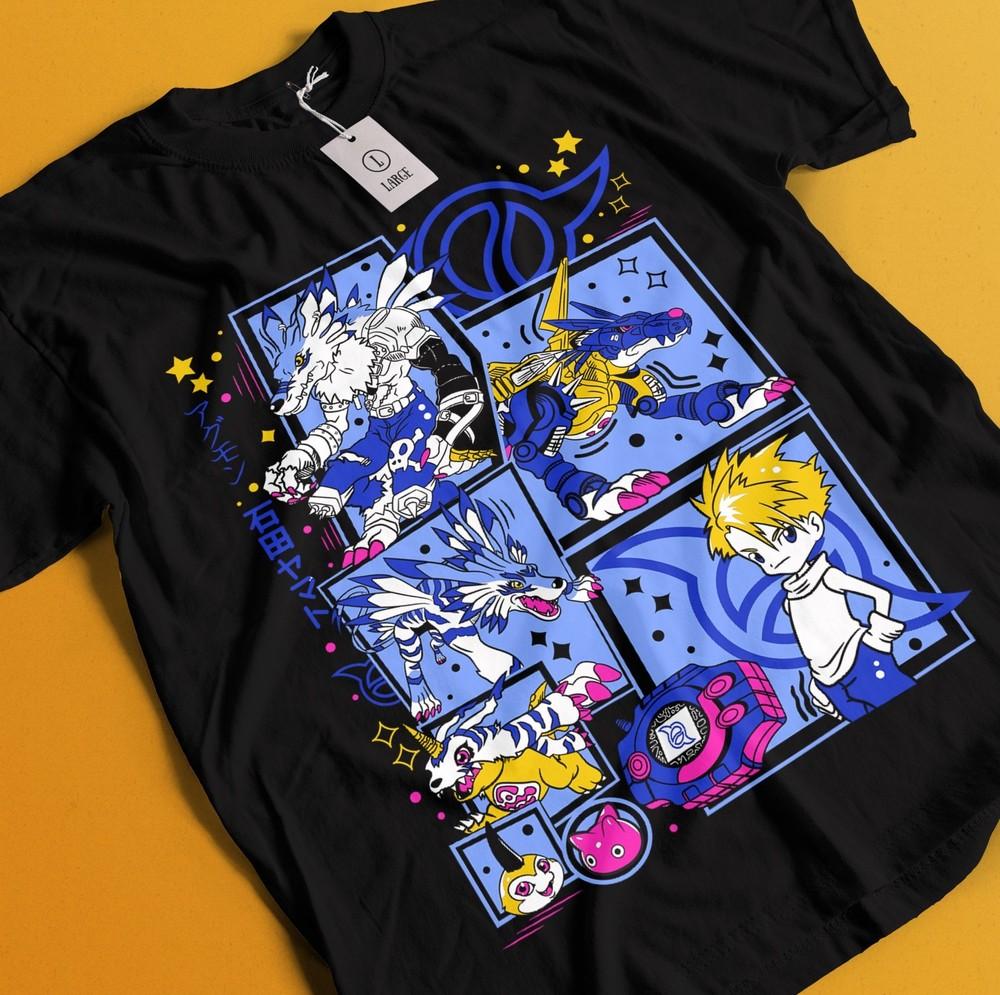 

Винтажная специальная футболка с аниме-любовью, японская футболка, футболка с аниме, футболка в подарок манга S