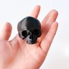 Skull Head Monitor Decoration, Gothic Style Desktop Ornament, Gaming Room Ambiance Pc Accessory, Desktop Decor