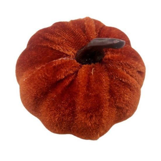 12 Pcs Velvet Foam Pumpkins Simulated Soft Reusable Ultra-light Fall Harvest Thanksgiving Halloween Decoration