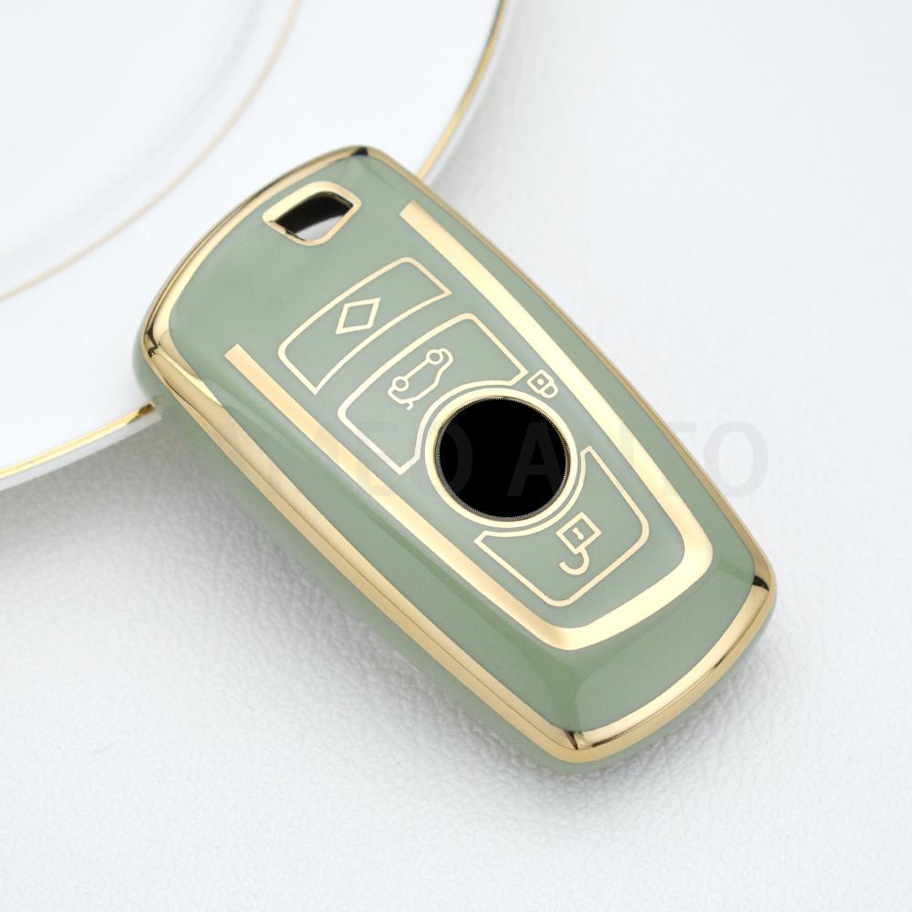 Tpu Car Key Case Cover For Bmw 1 3 5 7 Series X3 X4 M3 M4 M5 520 525 F30 F10 F18 118I 320I Key Protector Soft Shell Key Chains