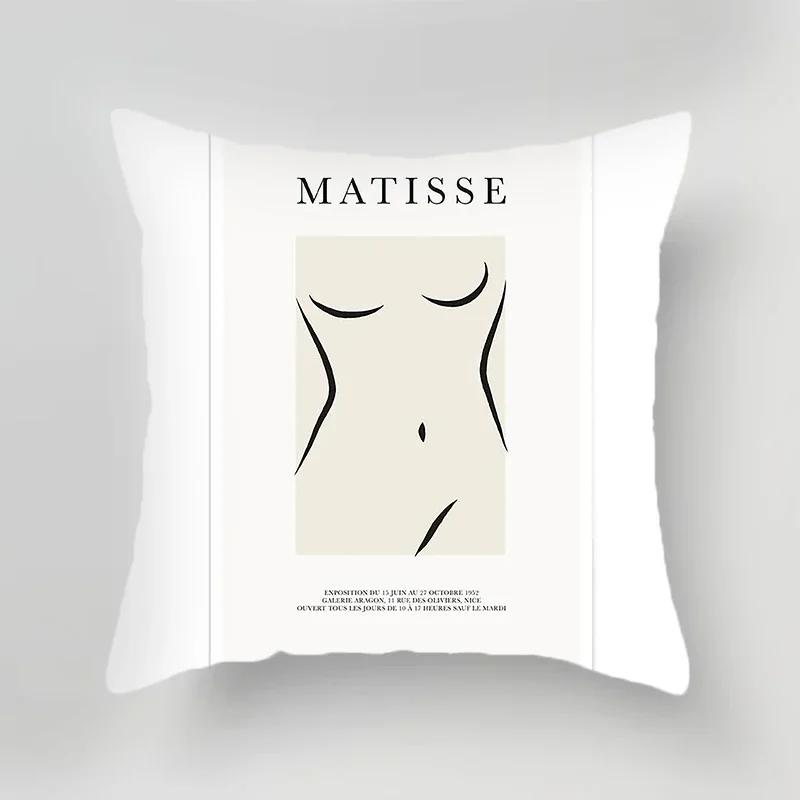 Nordic Abstract Geometric Collection Printed Sofa Cushion Cover Pillowcase Home Decor Party Car Bedding