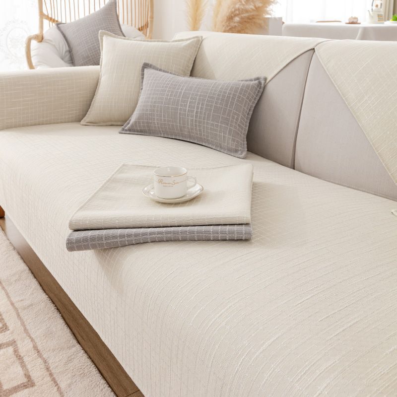 

Подушка для дивана из хлопка и льна в японском стиле, универсальная ткань для чехла Four Seasons, простая современная нескользящая подушка для сиденья из льна 70*70cm