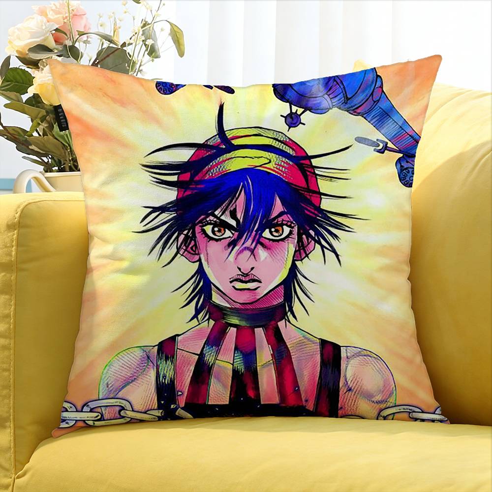 Narancia Ghirga  Various Sizes Square Pillow Case For Car Home Bedchamber Decor