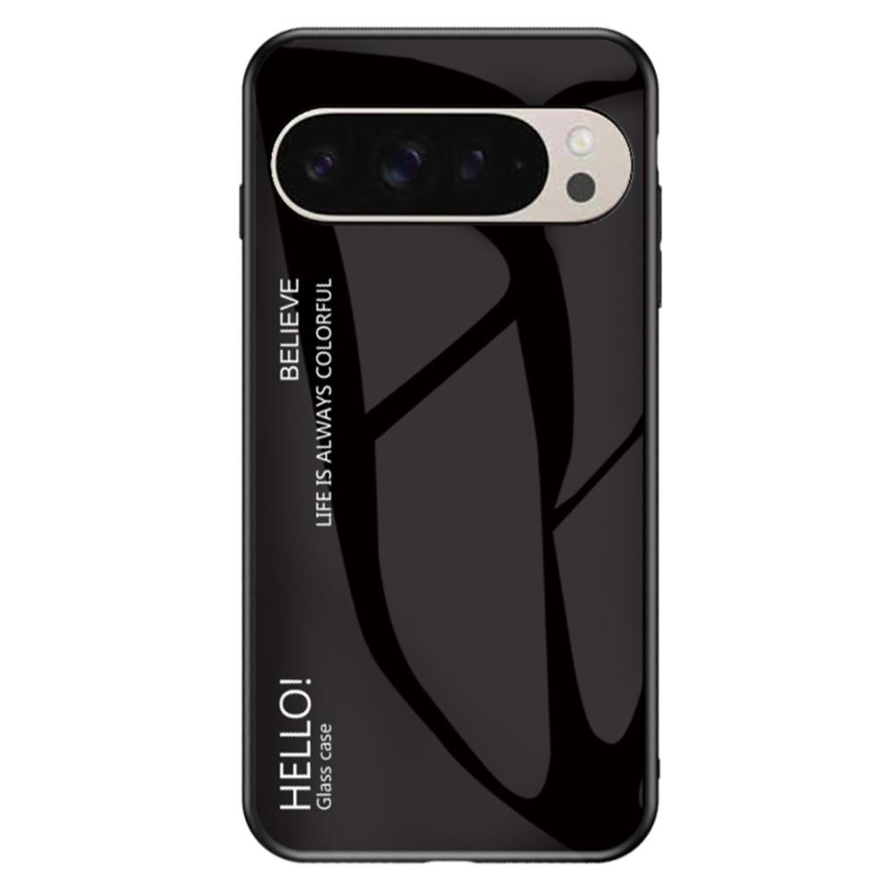 For Google Pixel 9 Pro/9 Case Anti-Scratch Tempered Glass+PC+TPU Phone Cover